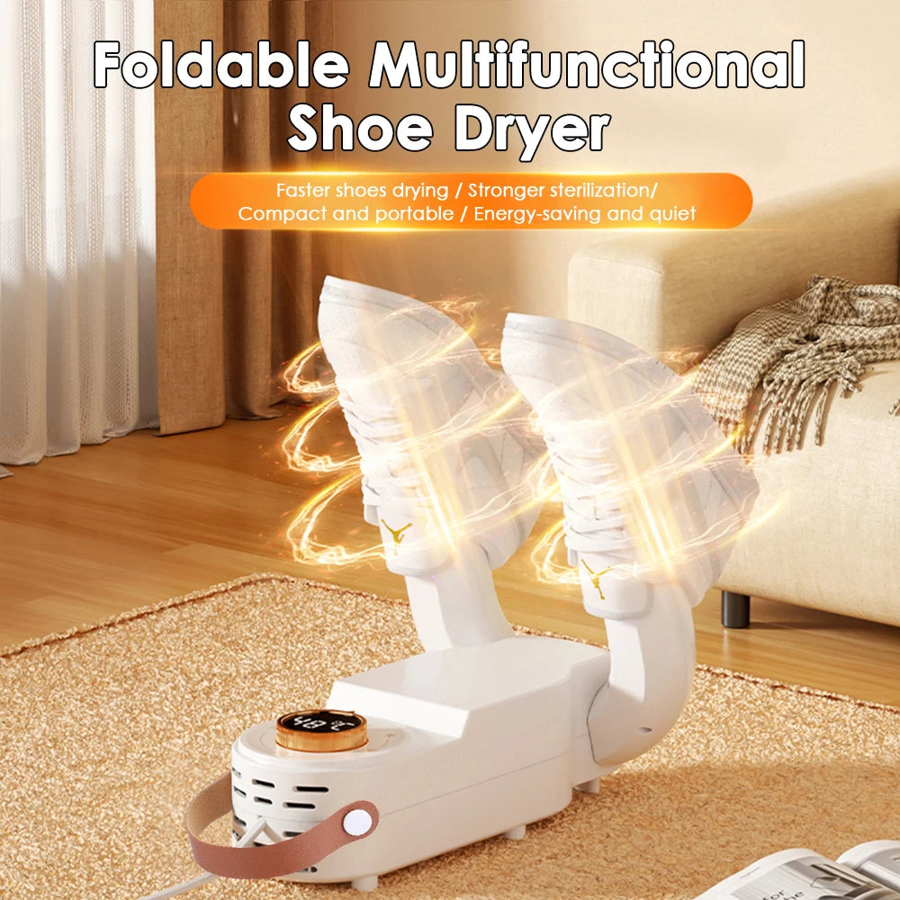 DryStep waterproof LED boot dryer with dual drying ports and fast-dry technology for shoes and boots