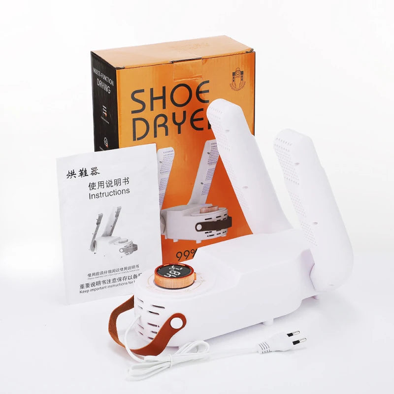 DryStep waterproof LED boot dryer with dual drying ports and fast-dry technology for shoes and boots