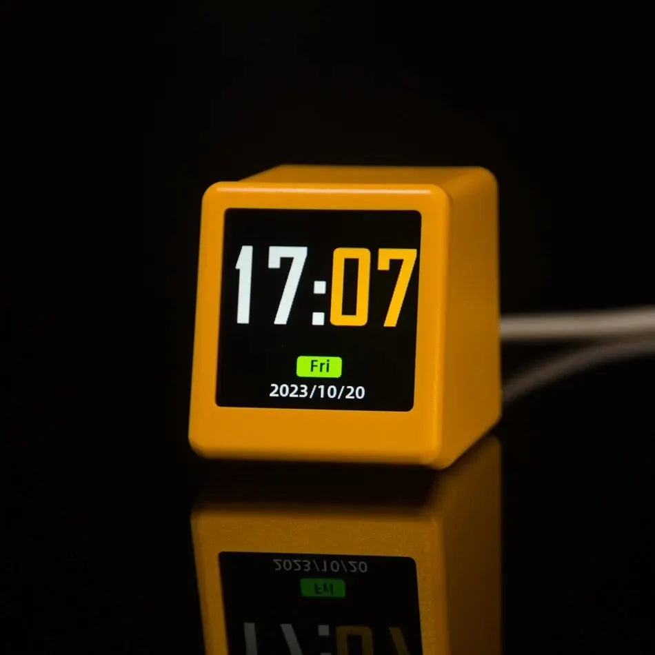 TimeMate digital LED alarm clock with large display, adjustable brightness, and snooze function