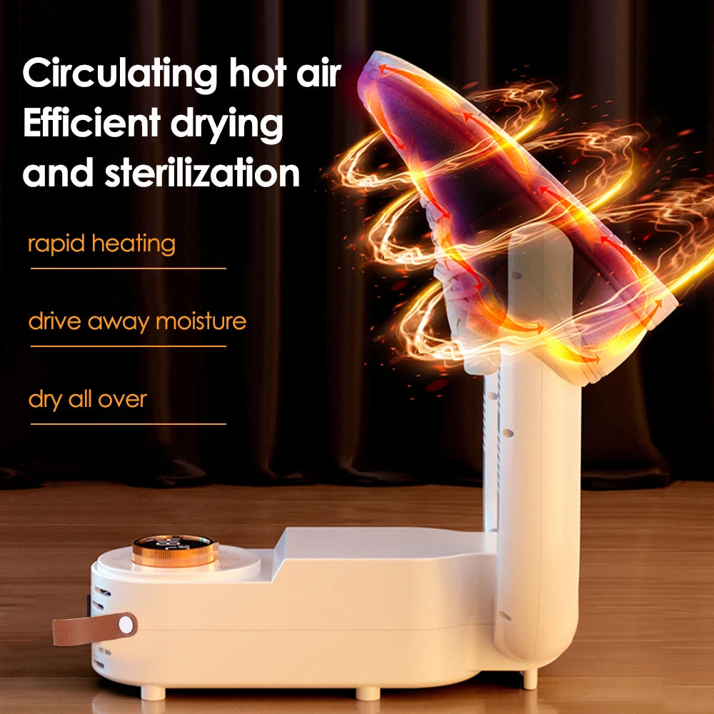 DryStep waterproof LED boot dryer with dual drying ports and fast-dry technology for shoes and boots