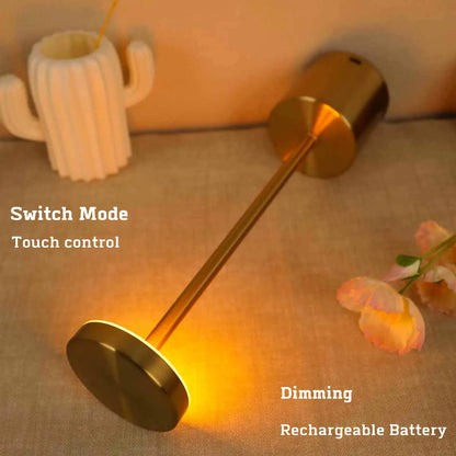 Rechargeable Metal Table Lamp